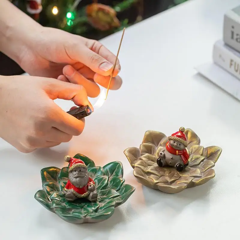 Creative Christmas Ceramic Backflow Incense Burners Home Living Room Entrance Office Handicraft Decoration Gifts Incense Burners
Creative Christmas Ceramic Backflow Incense Burners Home Living Room Entrance Office Handicraft Decoration Gifts Incense Burners