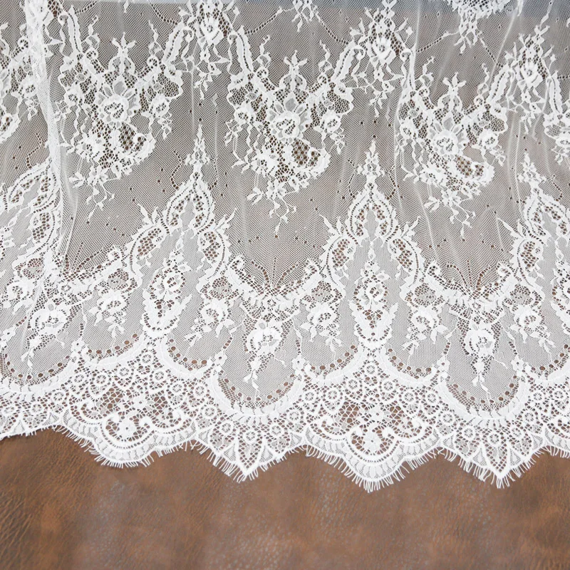 (1.5x3meter) Fashion High Quality Handmade dress DIY White Eyelash Lace Trimming fabric
(1.5x3meter) Fashion High Quality Handmade dress DIY White Eyelash Lace Trimming fabric