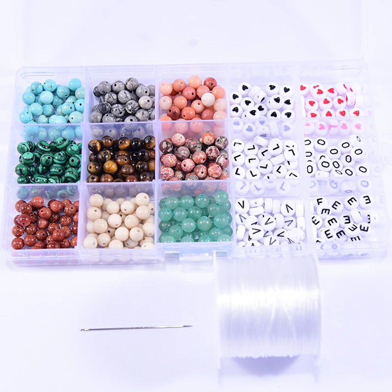 15 Kinds of Set DIY Beads for Jewelry Making Needlework Components 50Pcs/30Pcs Beads Bracelet Necklace Supplies DIY Accessories
15 Kinds of Set DIY Beads for Jewelry Making Needlework Components 50Pcs/30Pcs Beads Bracelet Necklace Supplies DIY Accessories