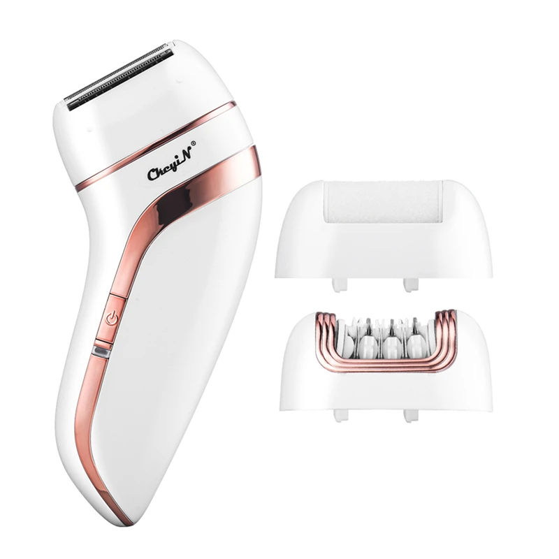 CkeyiN 3 in 1 Women Epilator Lady Shaver Female Body Hair Remover Heel Foot File Callus Remover Feet Dead Skin Grinding Roller
CkeyiN 3 in 1 Women Epilator Lady Shaver Female Body Hair Remover Heel Foot File Callus Remover Feet Dead Skin Grinding Roller