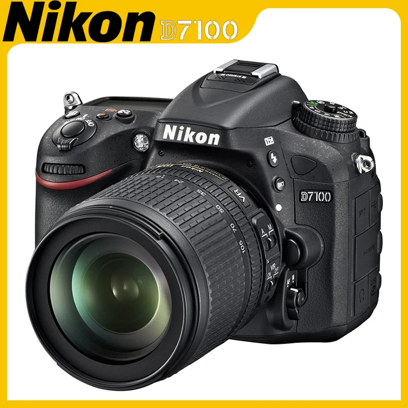 Цифровая камера Nikon D7100 DSLR профессиональная с объективом 18-55 мм F3.5 /18-105 Nikkor