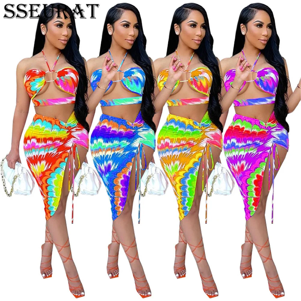 Женский летний комплект из 2 предметов SSEURAT, укороченный топ без рукавов с вырезами и ассиметричная юбка с принтом, сексуальный костюм с лямк...
Женский летний комплект из 2 предметов SSEURAT, укороченный топ без рукавов с вырезами и ассиметричная юбка с принтом, сексуальный костюм с лямк...