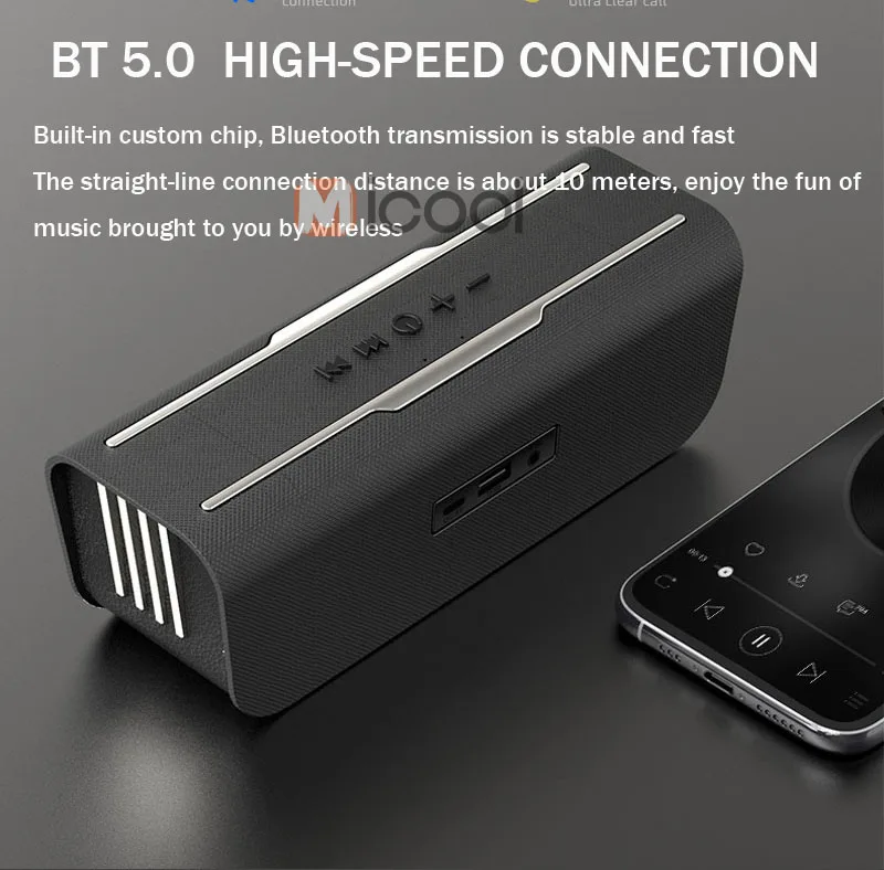 Portable Wireless Speaker Bluetooth 5.0 Subwoofer Home Super Bass Audio Player Support TWS Connection Computer Speakers
Portable Wireless Speaker Bluetooth 5.0 Subwoofer Home Super Bass Audio Player Support TWS Connection Computer Speakers