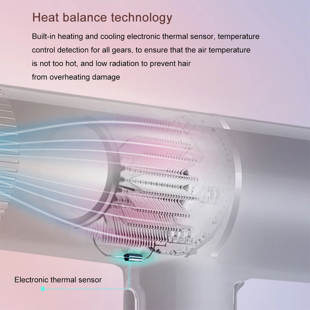 800W Negative Ion Hair Dryer Temperature Control Hot Cold Wind Gale Speed Salon Hair Blower for Household Dormitory 
800W Negative Ion Hair Dryer Temperature Control Hot Cold Wind Gale Speed Salon Hair Blower for Household Dormitory