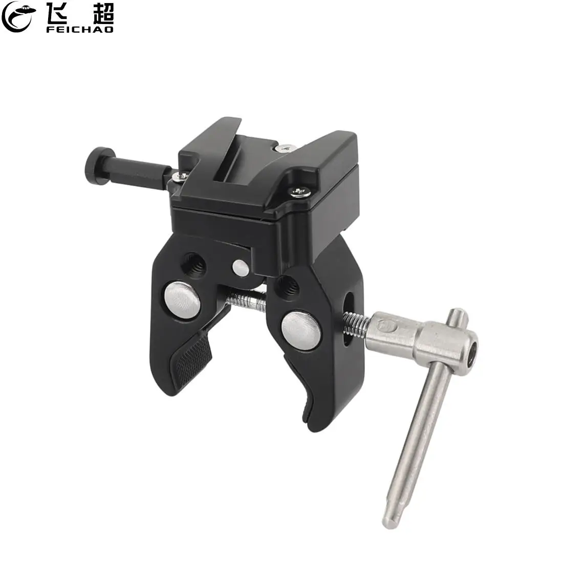 FEICHAO V-Mount Battery Adapter with Super Crab Claw Clamp for Mounting to Light Stand Tripod for DSLR Camera Battery Mounting
FEICHAO V-Mount Battery Adapter with Super Crab Claw Clamp for Mounting to Light Stand Tripod for DSLR Camera Battery Mounting