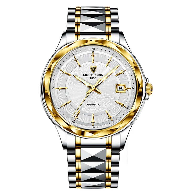 LIGE Luxury Automatic Mechanical Watch for Men Top Brand Tungsten Steel Waterproof Wristwatch Fashion Sport Business Men Watches
LIGE Luxury Automatic Mechanical Watch for Men Top Brand Tungsten Steel Waterproof Wristwatch Fashion Sport Business Men Watches
