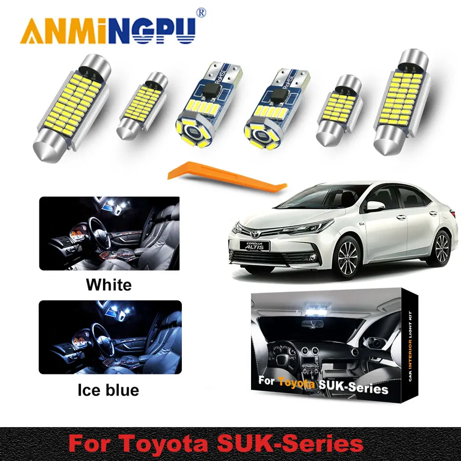 LED For Toyota Land Cruiser 80 100 200 Prado 120 180 FJ Cruiser CHR RAV4 Highlander Venza 4Runner Canbus LED Interior Light
LED For Toyota Land Cruiser 80 100 200 Prado 120 180 FJ Cruiser CHR RAV4 Highlander Venza 4Runner Canbus LED Interior Light
