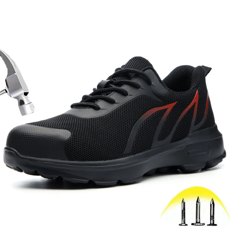 Safety shoes with Steel Toe For Men Summer Light Breathable Anti-smashing Puncture Proof Outdoor Insulation Casual Work Shoes
Safety shoes with Steel Toe For Men Summer Light Breathable Anti-smashing Puncture Proof Outdoor Insulation Casual Work Shoes