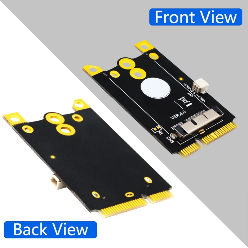 Upgrade Version Mini PCIe (MPCIe) Converter Adapter Board 12+6 Pins WiFi Card to Mini PCI-E for Broadcom BCM94360CD
Upgrade Version Mini PCIe (MPCIe) Converter Adapter Board 12+6 Pins WiFi Card to Mini PCI-E for Broadcom BCM94360CD