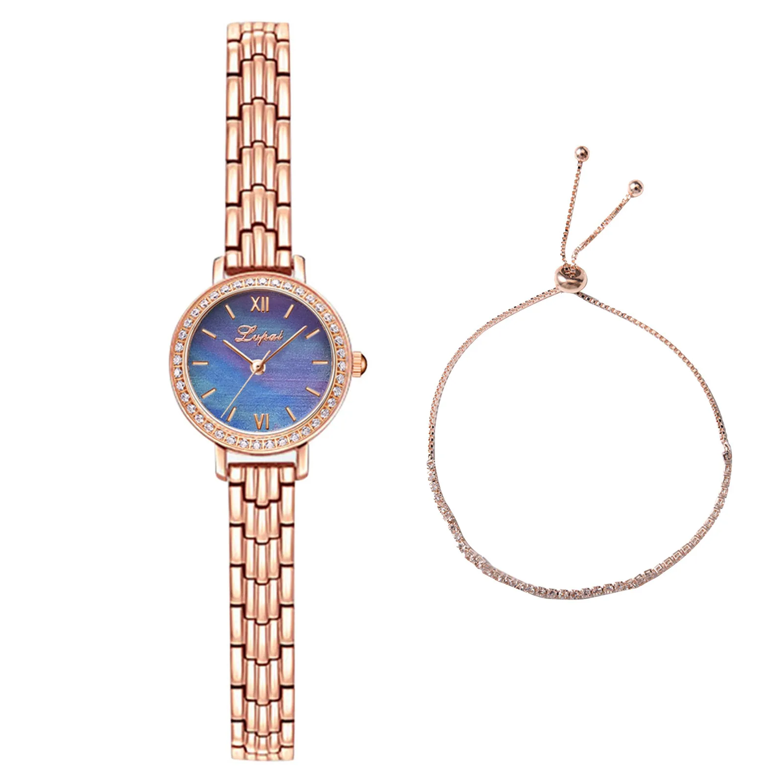 Fashion Small Exquisite European Style Beauty Leisure Bracelet Watch Suit Ladies Watches Concise Diverse Fashion Clock
Fashion Small Exquisite European Style Beauty Leisure Bracelet Watch Suit Ladies Watches Concise Diverse Fashion Clock