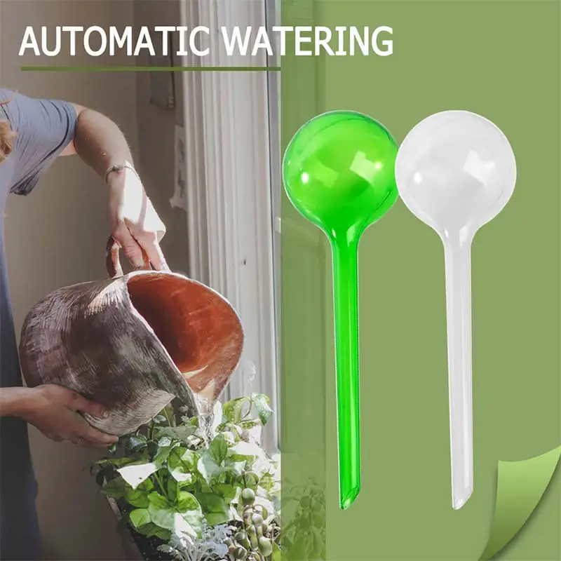 5pcs Automatic Plant Self Watering Water Feeder Plastic PVC Ball Plant Flowers Water Feeder Indoor Outdoor Watering Cans
5pcs Automatic Plant Self Watering Water Feeder Plastic PVC Ball Plant Flowers Water Feeder Indoor Outdoor Watering Cans
