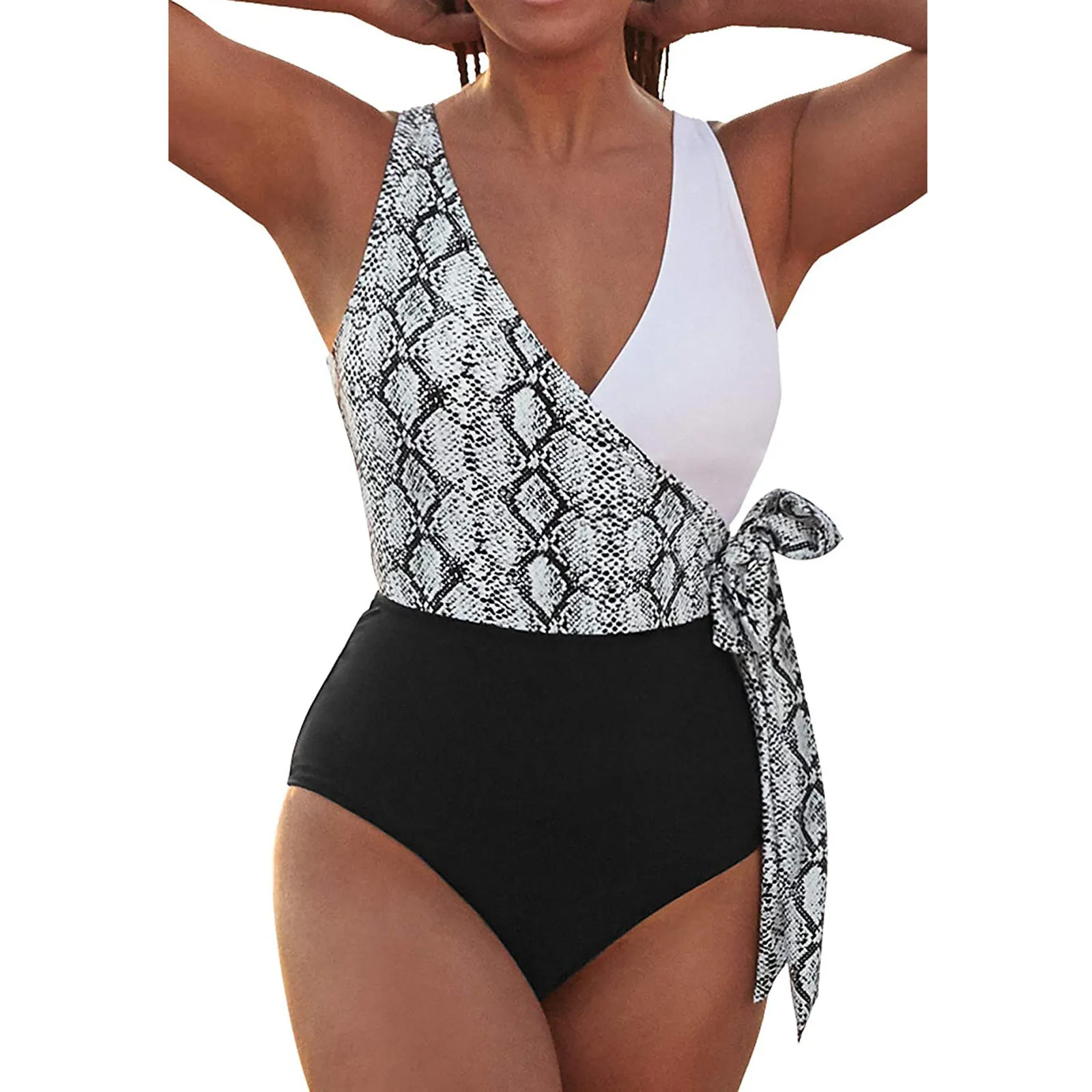 Ladies Printed One-Piece Swimsuit Bikini Swimsuit Women Solid Bikini Push-Up Padded Swimwear Beachwear One-Piece Swimsuit
Ladies Printed One-Piece Swimsuit Bikini Swimsuit Women Solid Bikini Push-Up Padded Swimwear Beachwear One-Piece Swimsuit