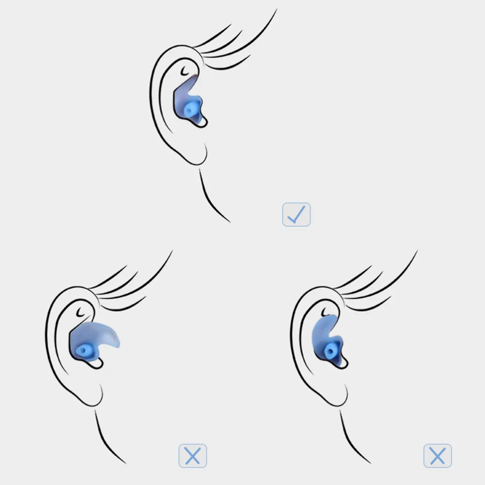 3 Pairs Professional Swimming Ear Plugs Waterproof Reusable Silicone Earplugs for Adult (Blue + White +)
3 Pairs Professional Swimming Ear Plugs Waterproof Reusable Silicone Earplugs for Adult (Blue + White +)