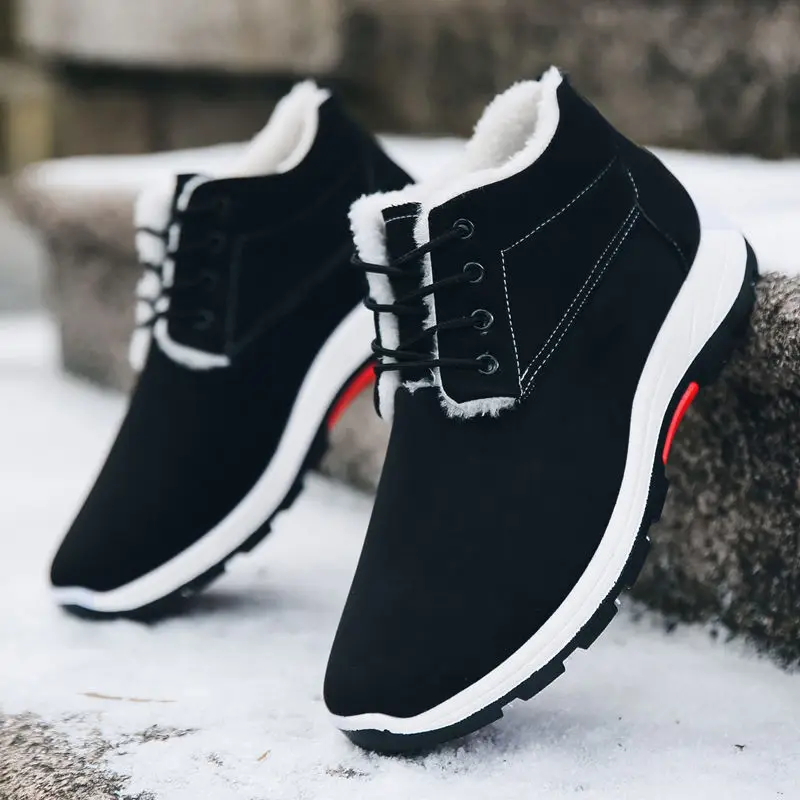 Soulier Homme New Winter Snow Boots Comfortable Warm Ankle Boots Wear-resistant Cotton Shoes Men Velvet Booties Zapatos Hombre
Soulier Homme New Winter Snow Boots Comfortable Warm Ankle Boots Wear-resistant Cotton Shoes Men Velvet Booties Zapatos Hombre