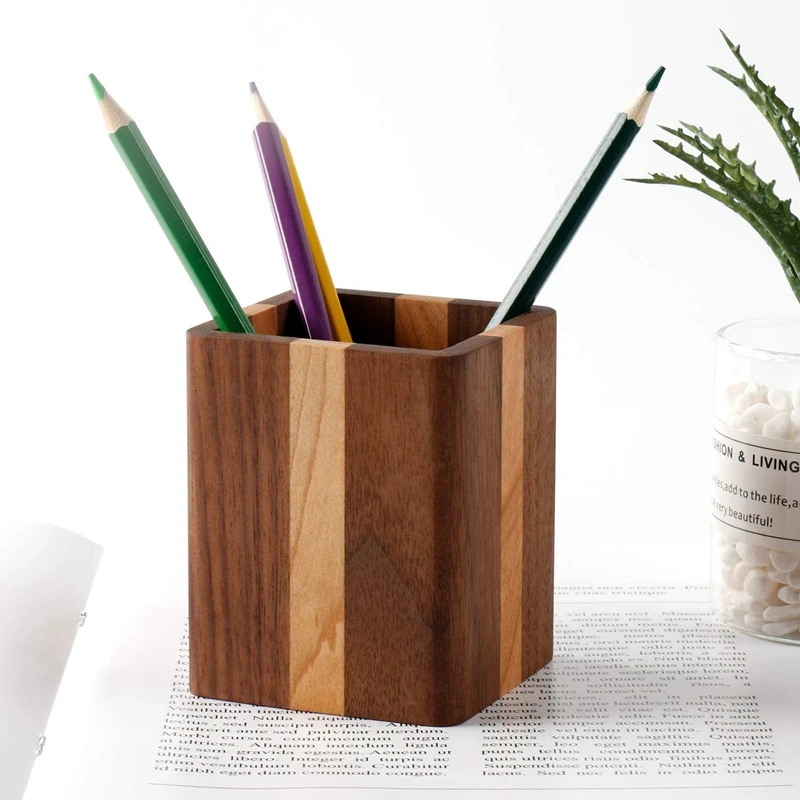 Premium Pen Holder Pencil Holder for Desk Simple Natural Wood Desk Pen Holder Desktop Office Pencils Stand Holder
Premium Pen Holder Pencil Holder for Desk Simple Natural Wood Desk Pen Holder Desktop Office Pencils Stand Holder
