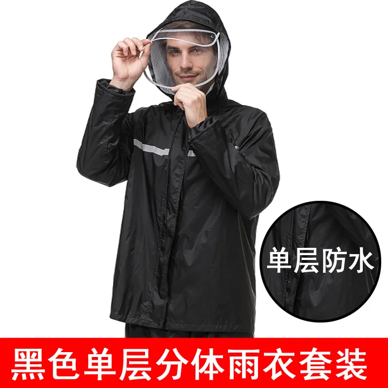 Overalls Raincoat Pants Suit Motorcycle Waterproof Cycling Hiking Mens Sports Suits Inpermeable Yagmurluk Erkek Rain Gear BE50rc
Overalls Raincoat Pants Suit Motorcycle Waterproof Cycling Hiking Mens Sports Suits Inpermeable Yagmurluk Erkek Rain Gear BE50rc