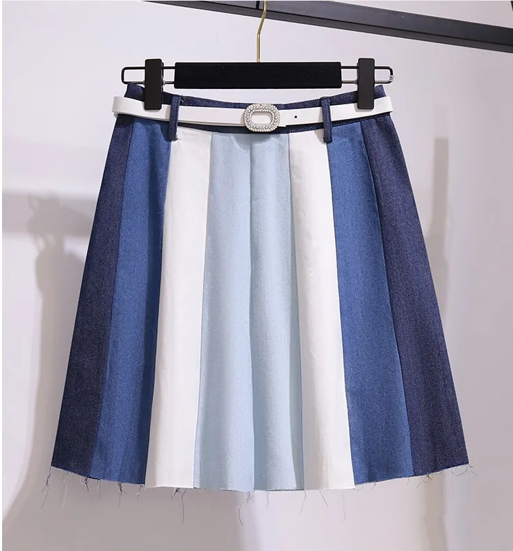 2021 Summer Two piece Retro Women Casual White Turn Down Collar Shirt Top + High Waist Denim Mini Skirt Suit Female
2021 Summer Two piece Retro Women Casual White Turn Down Collar Shirt Top + High Waist Denim Mini Skirt Suit Female