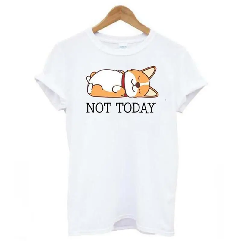 Футболка Corgis Dog для влюбленных Харадзюку, женская футболка Kawaii Corgis Dog, футболка Not Today, забавная футболка, женские топы, Повседневная хлопкова...
Футболка Corgis Dog для влюбленных Харадзюку, женская футболка Kawaii Corgis Dog, футболка Not Today, забавная футболка, женские топы, Повседневная хлопкова...