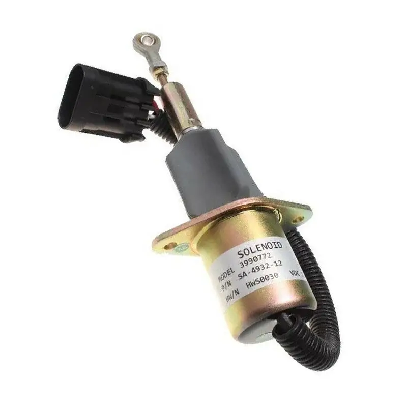 3990772 Stop Solenoid SA-4932-12 DC12V Fuel Shutdown Solenoid Cut Off Solenoid for 6CT Excavator Engine Aftermarket Parts
3990772 Stop Solenoid SA-4932-12 DC12V Fuel Shutdown Solenoid Cut Off Solenoid for 6CT Excavator Engine Aftermarket Parts