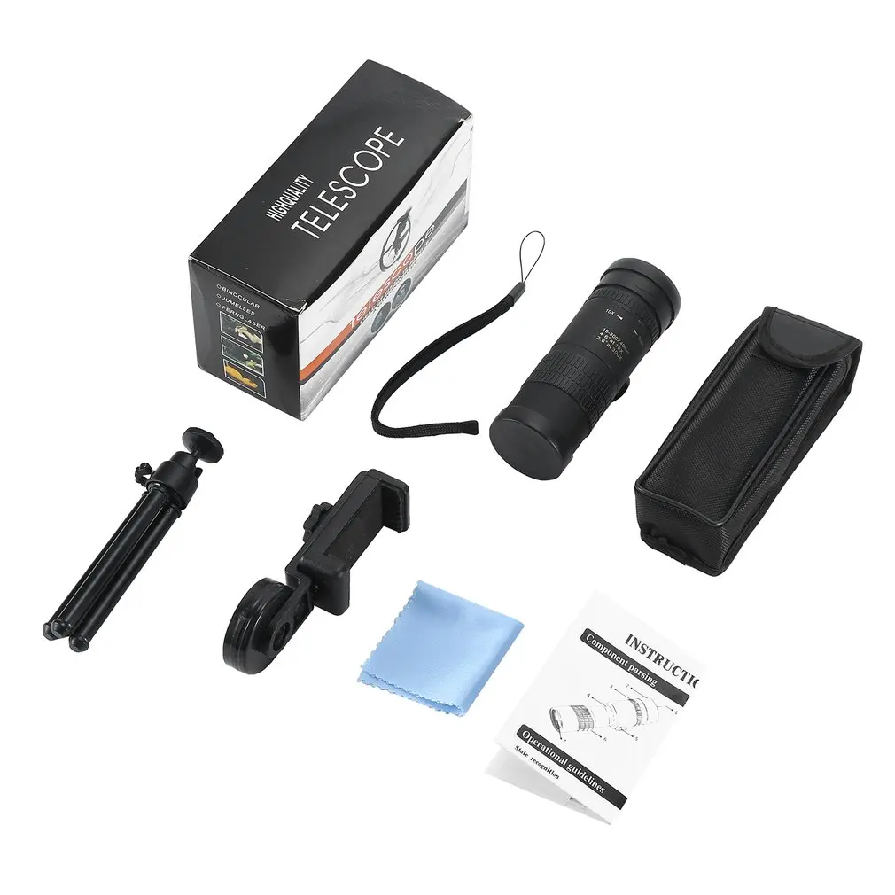 Portable Practical 10-30040 Monocular High-powered High-definition Low Light Level Continuous Zoom Telescope
Portable Practical 10-30040 Monocular High-powered High-definition Low Light Level Continuous Zoom Telescope