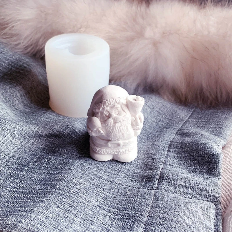 Cute Santa Silicone Casting Mold for DIY Personalized Handmade Craft Candy Molds 
Cute Santa Silicone Casting Mold for DIY Personalized Handmade Craft Candy Molds