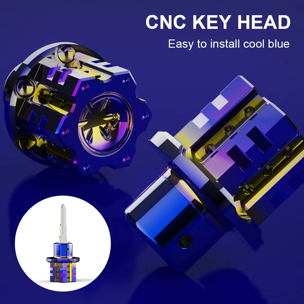 Motorcycle CNC Modified Burnt Titanium Key Head Racing Boat Burnt Titanium Key Ring Key Chain Accessories For CB190R 190X NIU
Motorcycle CNC Modified Burnt Titanium Key Head Racing Boat Burnt Titanium Key Ring Key Chain Accessories For CB190R 190X NIU