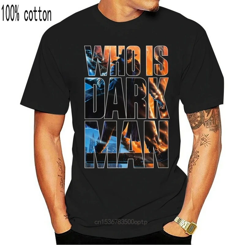 

New Darkman Movie Mens Tshirts Fitness Clothing Tshirt Cool Logo Tee Shirt 100% Cotton T-Shirt Mens Top