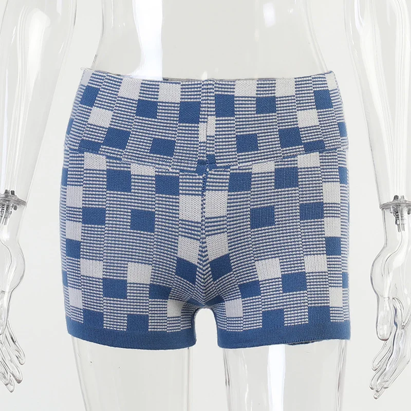 YICIYA Vintage Women Knitted Contrast Color Plaid Splicing Skinny High Wiast Short Pants Casual Basic Bottoms Summer Streetwear
YICIYA Vintage Women Knitted Contrast Color Plaid Splicing Skinny High Wiast Short Pants Casual Basic Bottoms Summer Streetwear