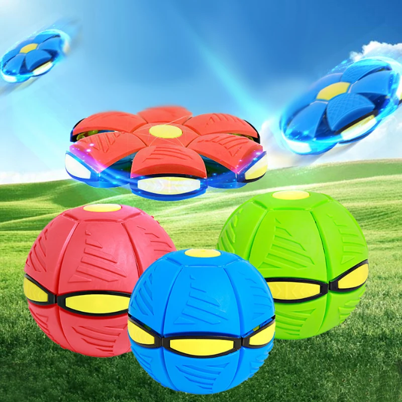 Flying UFO Flat Throw Disc Ball with Lights Kid Outdoor Garden Basketball Game Throw UFO Disc Balls Bubble Ball Gifts for Child
Flying UFO Flat Throw Disc Ball with Lights Kid Outdoor Garden Basketball Game Throw UFO Disc Balls Bubble Ball Gifts for Child
