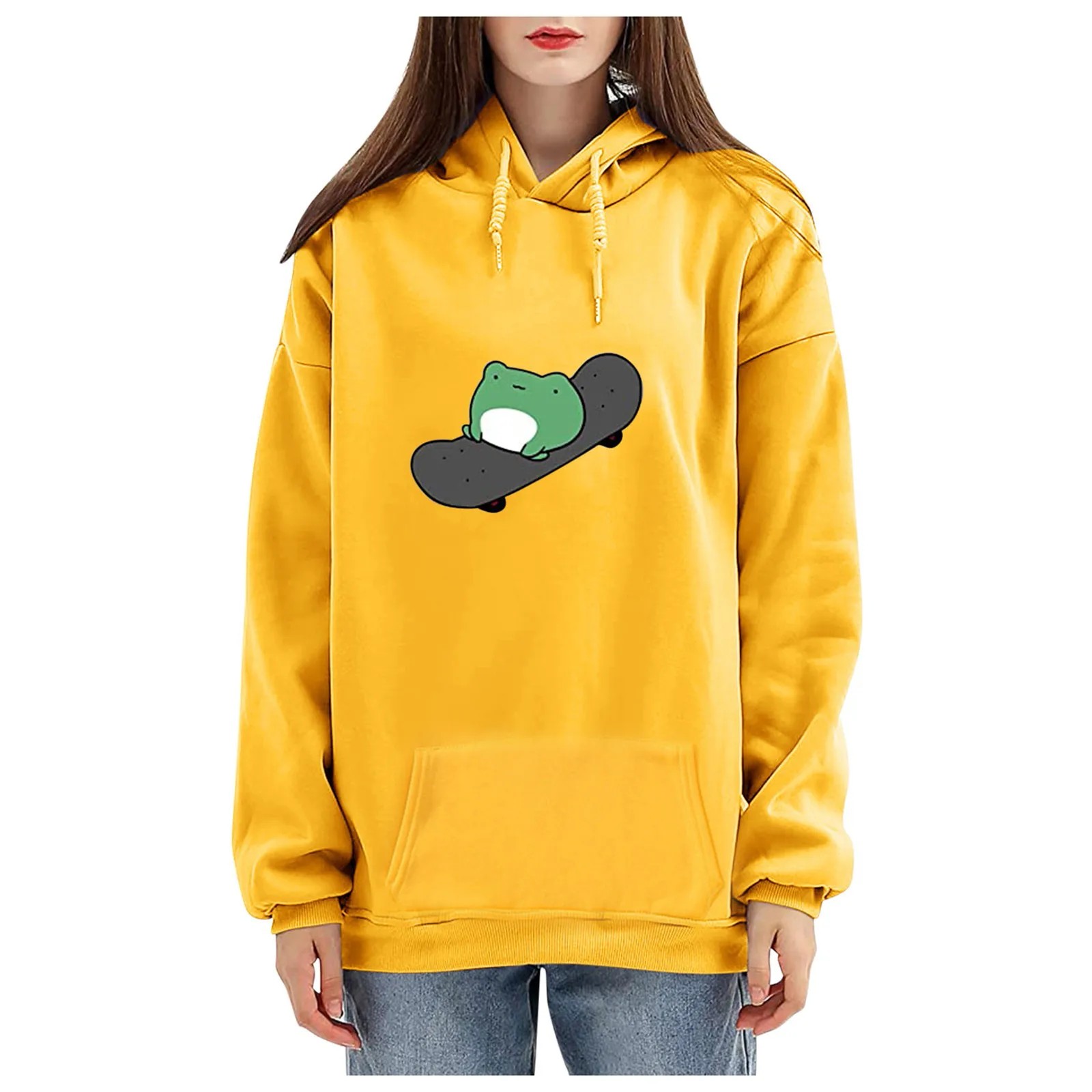 Women Casual Cartoon Printed Hoodies Autumn And Winter Female Hoodies Long Sleeve Clothing Sudadera Mujer Moletom Harajuku 1204
Women Casual Cartoon Printed Hoodies Autumn And Winter Female Hoodies Long Sleeve Clothing Sudadera Mujer Moletom Harajuku 1204