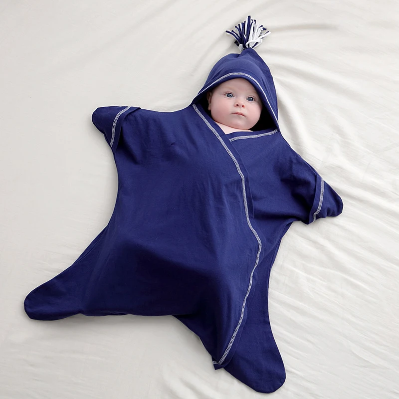 Receiving Blankets Solid Color Pentagonal Baby Sleeping Bag With Hood And Fur Ball Decoration Inside Strap
Receiving Blankets Solid Color Pentagonal Baby Sleeping Bag With Hood And Fur Ball Decoration Inside Strap