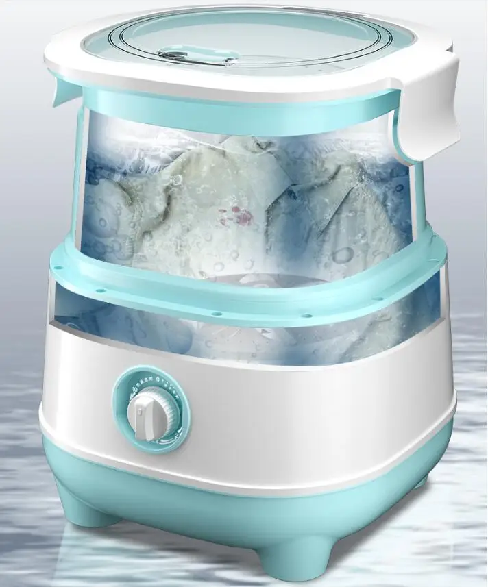 220V Foldable Electric Clothes Washing Machine Mini Portable Ultrasonic Cleaning Underwear Semi-automatic Clothes Washer
220V Foldable Electric Clothes Washing Machine Mini Portable Ultrasonic Cleaning Underwear Semi-automatic Clothes Washer