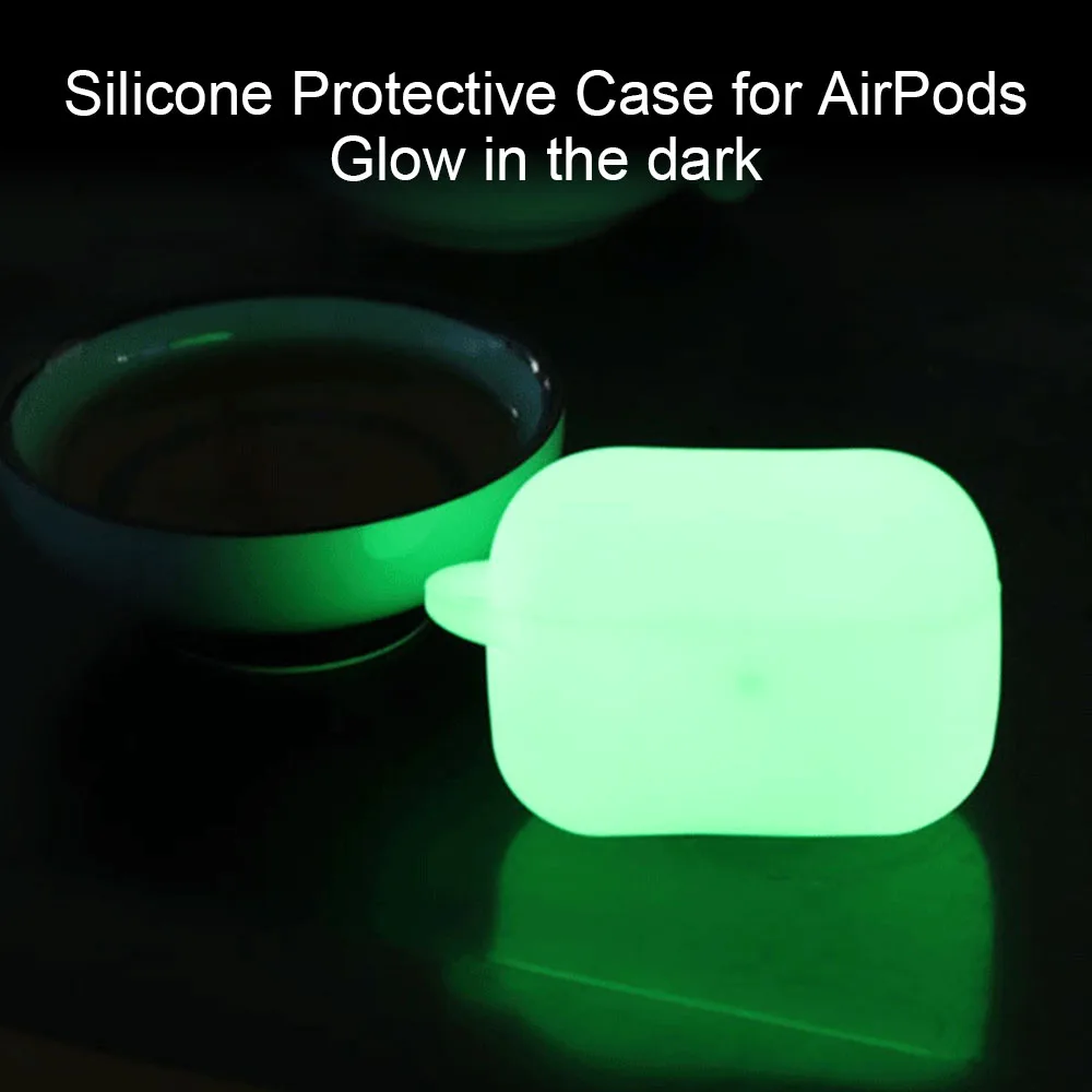 New Silicone Case For Apple AirPods Pro Protector Bluetooth Earphone Cover For Air Pods Pro Wireless Headphone Luminous Case Bag
New Silicone Case For Apple AirPods Pro Protector Bluetooth Earphone Cover For Air Pods Pro Wireless Headphone Luminous Case Bag