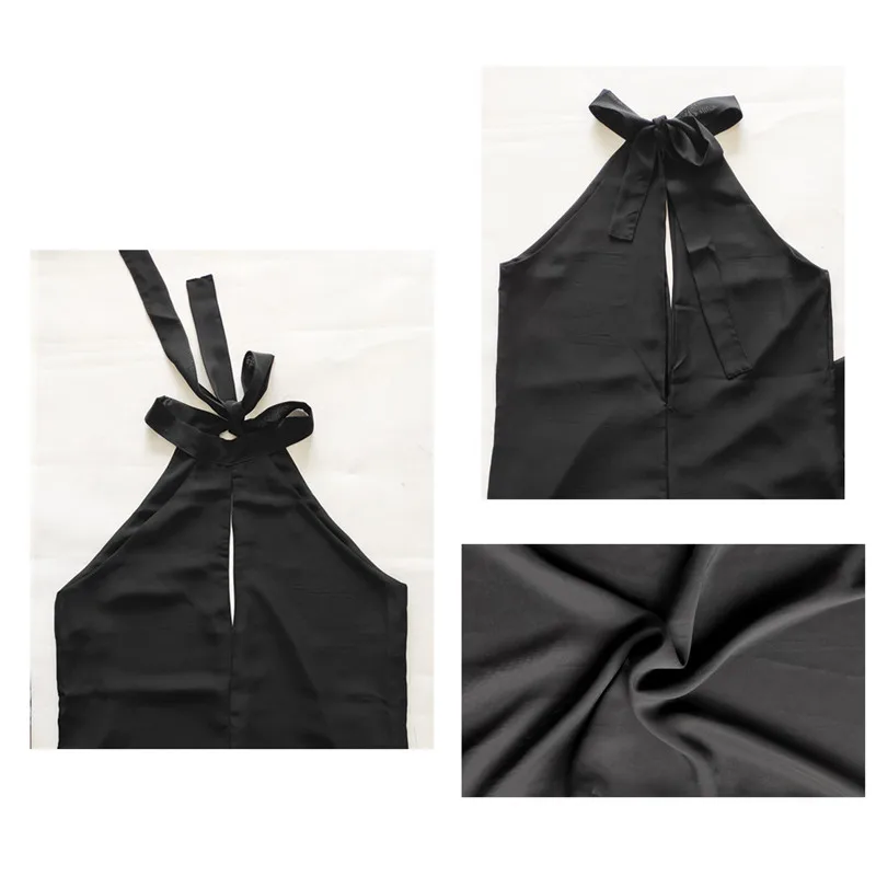 ZN Jumpsuits Women Overalls Black Chiffon Jumpsuit Female 2021 Fashion Wide Leg Pants Long Holiday Summer Overalls Rompers 
ZN Jumpsuits Women Overalls Black Chiffon Jumpsuit Female 2021 Fashion Wide Leg Pants Long Holiday Summer Overalls Rompers