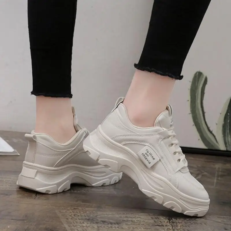 Coolcept/белые кроссовки женская Вулканизированная обувь повседневная на шнуровке