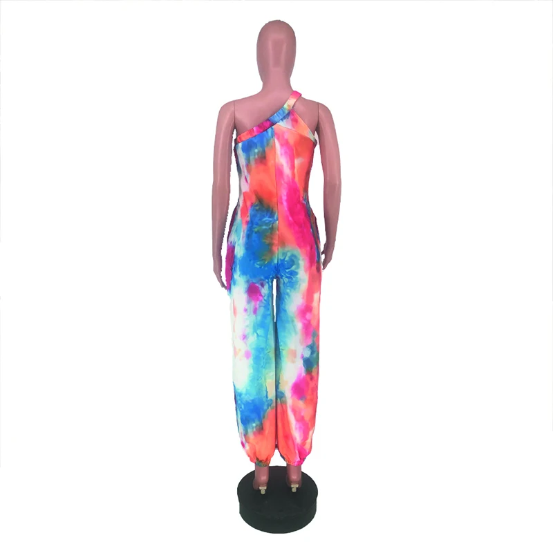 Summer 2021 Sexy Jumpsuit Women's Tie Dye One Shoulder Sling Casual Fashion Sexy Plus Size Women's Playsuit Jumpsuit Sexy Summer 
Summer 2021 Sexy Jumpsuit Women's Tie Dye One Shoulder Sling Casual Fashion Sexy Plus Size Women's Playsuit Jumpsuit Sexy Summer