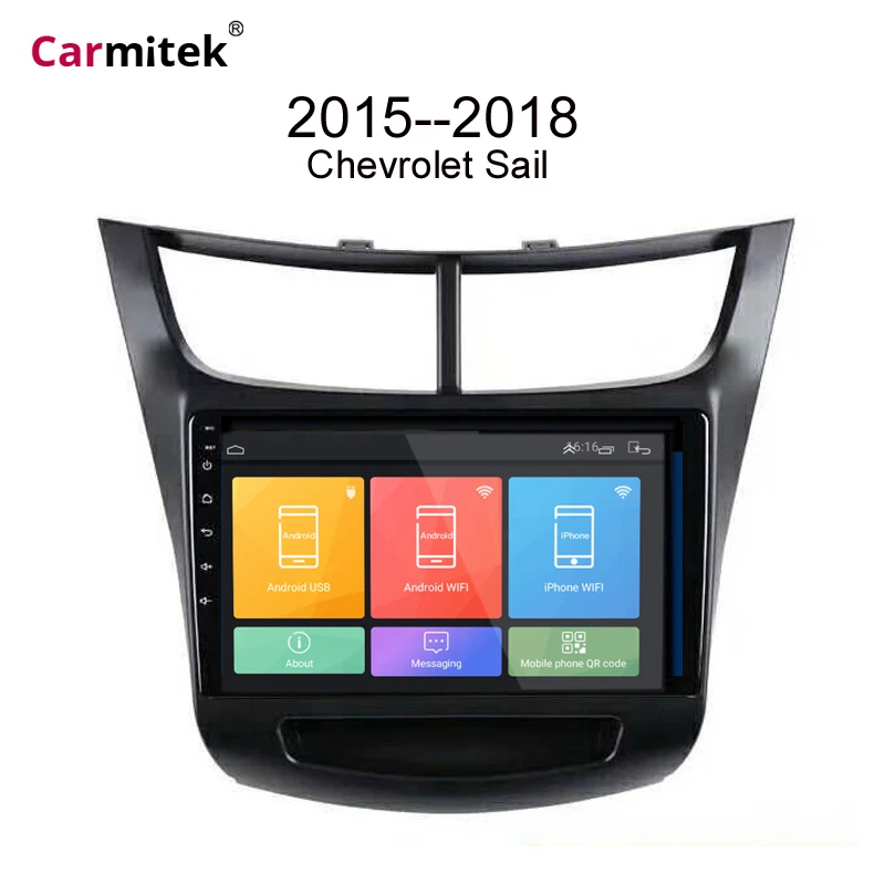 9 дюймов Android автомобильный мультимедиа для Chevrolet Sail 2015 2018 Автомобильный gps Радио