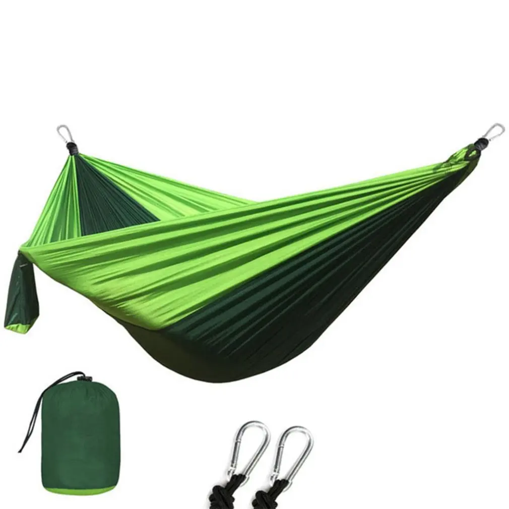 Outdoor Lightweight Parachute Portable Hammocks For Hiking Travel Backpacking Camping Hammock 270x140cm
Outdoor Lightweight Parachute Portable Hammocks For Hiking Travel Backpacking Camping Hammock 270x140cm