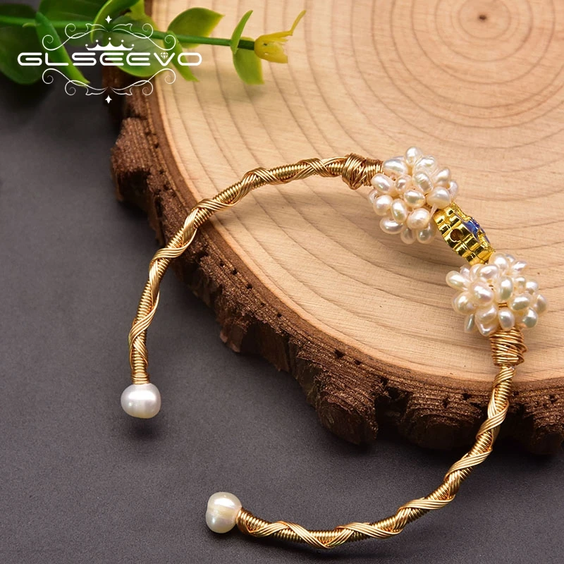 GLSEEVO Natural Freshwater White Pearl Bracelet Woman Birthday Natural Shell Bracelet Gift Handmade Jewelry GB0959
GLSEEVO Natural Freshwater White Pearl Bracelet Woman Birthday Natural Shell Bracelet Gift Handmade Jewelry GB0959