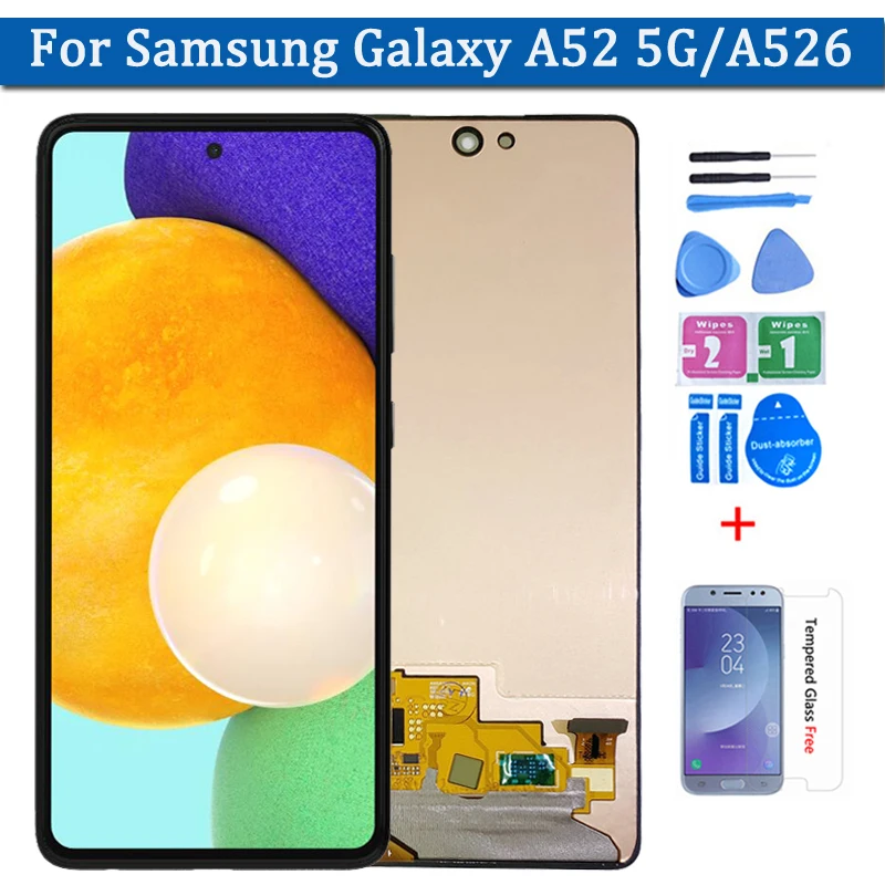 6.5'' Original LCD for Samsung Galaxy A52 5G A526 LCD Display Touch Screen Digitizer Parts For Samsung A52 4G A525 A525F A525M
6.5'' Original LCD for Samsung Galaxy A52 5G A526 LCD Display Touch Screen Digitizer Parts For Samsung A52 4G A525 A525F A525M
