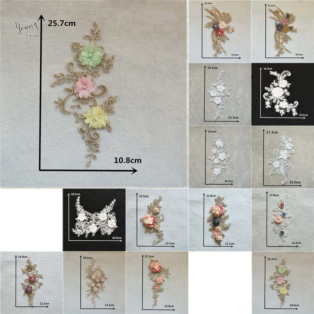 Best Selling Fabric Trim 3D Flowers Delicate Sewing Neckline Decals Craft Supplies Lace Collar Ladies Decorative Accessories
Best Selling Fabric Trim 3D Flowers Delicate Sewing Neckline Decals Craft Supplies Lace Collar Ladies Decorative Accessories