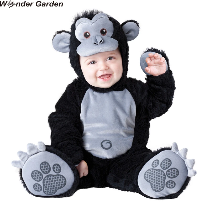 Wonder Garden Infant Toddlers Baby Boys Chimpanzee Goralli Halloween Cosplay Costumes Christmas Purim Holiday Jumpsuit
Wonder Garden Infant Toddlers Baby Boys Chimpanzee Goralli Halloween Cosplay Costumes Christmas Purim Holiday Jumpsuit