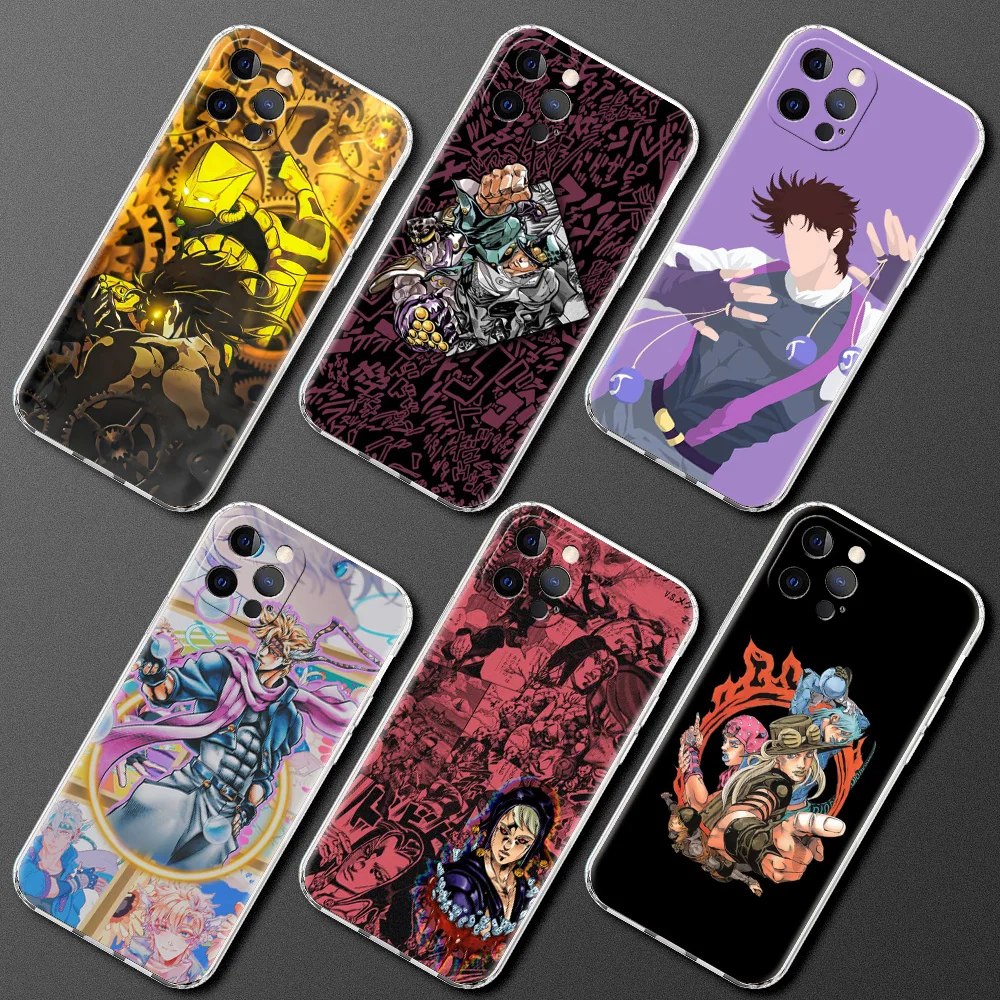 JOJO Soft Transparent Phone Case Cover for iPhone 13 12 11 Pro Max X XR 8 7 Plus SE 2020 XS Max Luxury Shell Coque TPU Bag Capa
JOJO Soft Transparent Phone Case Cover for iPhone 13 12 11 Pro Max X XR 8 7 Plus SE 2020 XS Max Luxury Shell Coque TPU Bag Capa