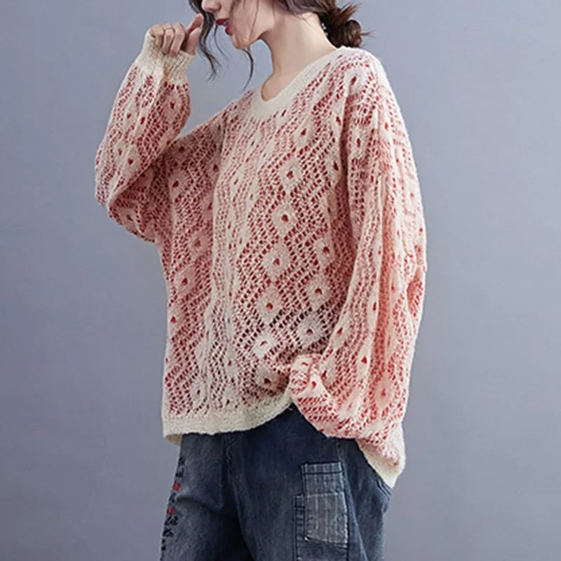 Women Casual Sweaters New Arrival 2020 Autumn Korean Simple Style O-neck Hollow Out Loose Ladies Knitted Pullovers S2224
Women Casual Sweaters New Arrival 2020 Autumn Korean Simple Style O-neck Hollow Out Loose Ladies Knitted Pullovers S2224