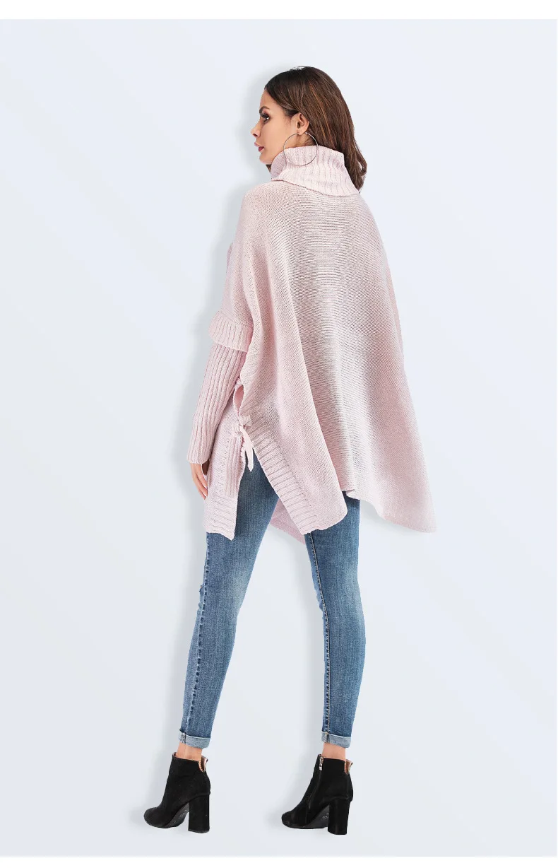 Autumn Winter Women Knitted Turtleneck Batwing Coat 2020 Long Casual Basic Pullover Loose Sweater
Autumn Winter Women Knitted Turtleneck Batwing Coat 2020 Long Casual Basic Pullover Loose Sweater