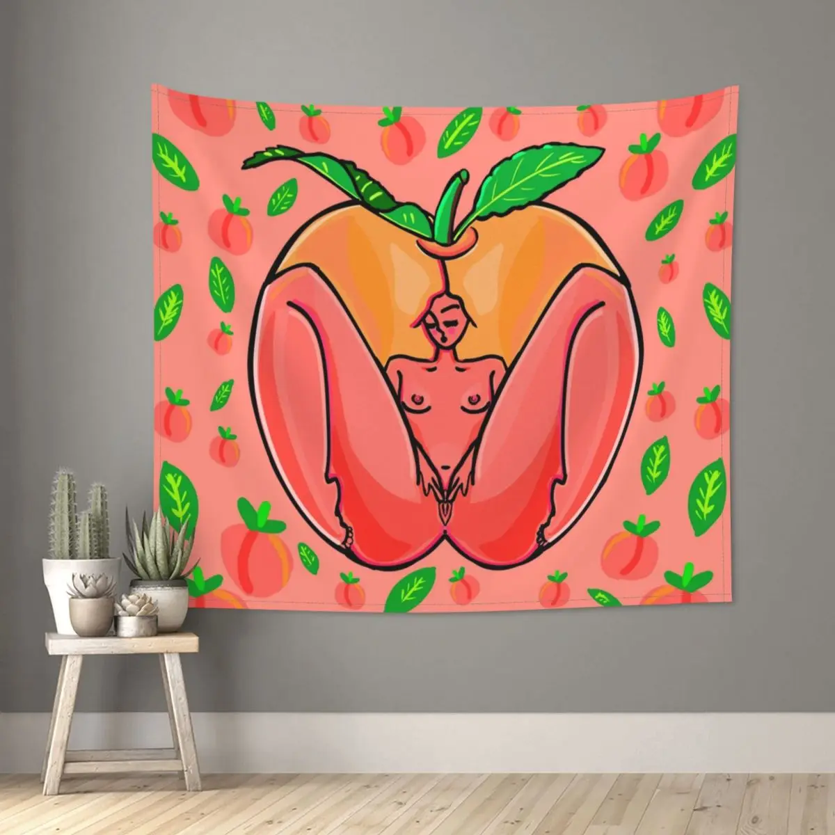 Peaches Girl Tapestry Wall Hanging Hippie Polyester Tapestry Aesthetic Lady INS Blanket Room Decor Tapiz
Peaches Girl Tapestry Wall Hanging Hippie Polyester Tapestry Aesthetic Lady INS Blanket Room Decor Tapiz