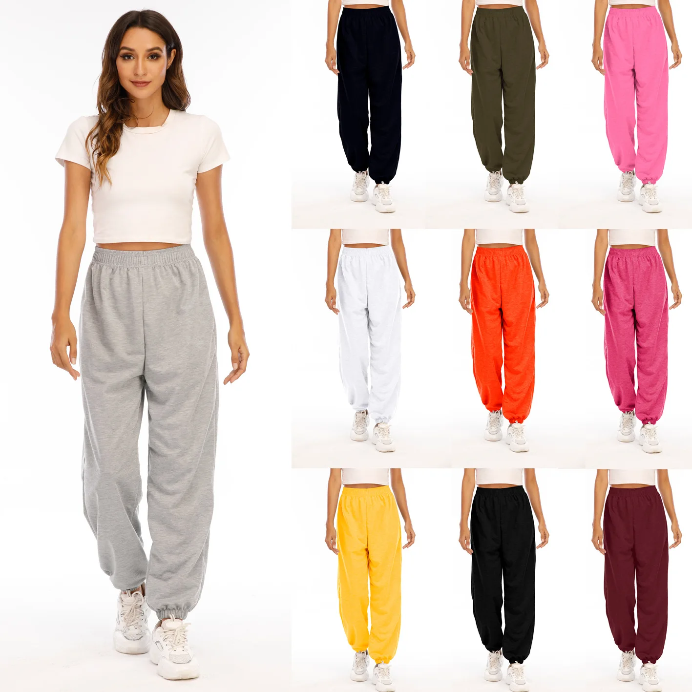 Harem Pants Women Casual Loose Home Leisure All-match Sweatpants Autumn Spring Fashion New Trousers Femme
Harem Pants Women Casual Loose Home Leisure All-match Sweatpants Autumn Spring Fashion New Trousers Femme