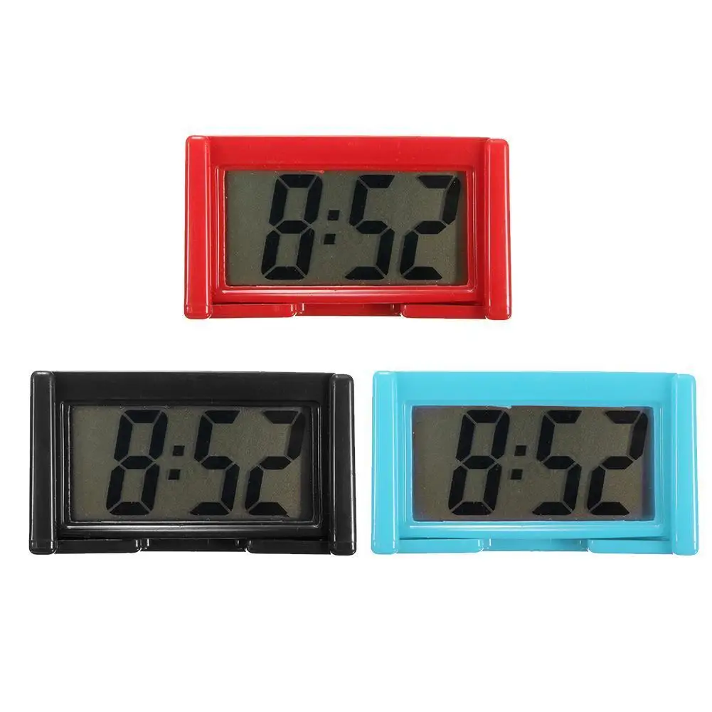 Color Red/Purple/Blue Quartz Clock Home Study Accessories GiftSimple 1pc Mini LCD Screen Digital Clock Car Dashboard
Color Red/Purple/Blue Quartz Clock Home Study Accessories GiftSimple 1pc Mini LCD Screen Digital Clock Car Dashboard