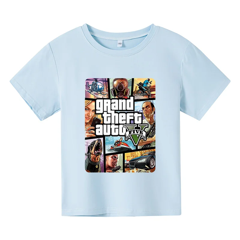2021New 3D Print Grand Theft Auto Game Gta 4/5 Printed T Shirt Men Women Children Short Sleeve T-Shirt Boy Girl Kids Tops Tees
2021New 3D Print Grand Theft Auto Game Gta 4/5 Printed T Shirt Men Women Children Short Sleeve T-Shirt Boy Girl Kids Tops Tees
