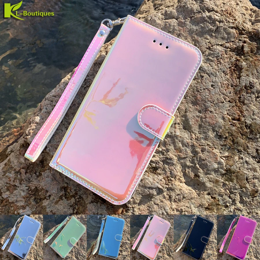 Кожаные чехлы для Funda Samsung Galaxy S10 чехол Coque S9 S8 Plus S10E E зеркальная откидная крышка